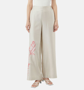 comma Pantalons Beige