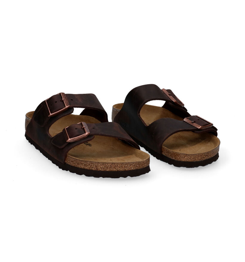 Birkenstock Arizona Nu-pieds en Marron pour hommes (322411)