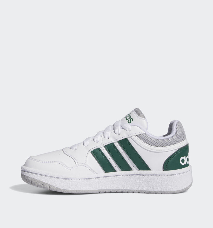 adidas Hoops 3.0 K Witte Sneakers voor meisjes (341635)