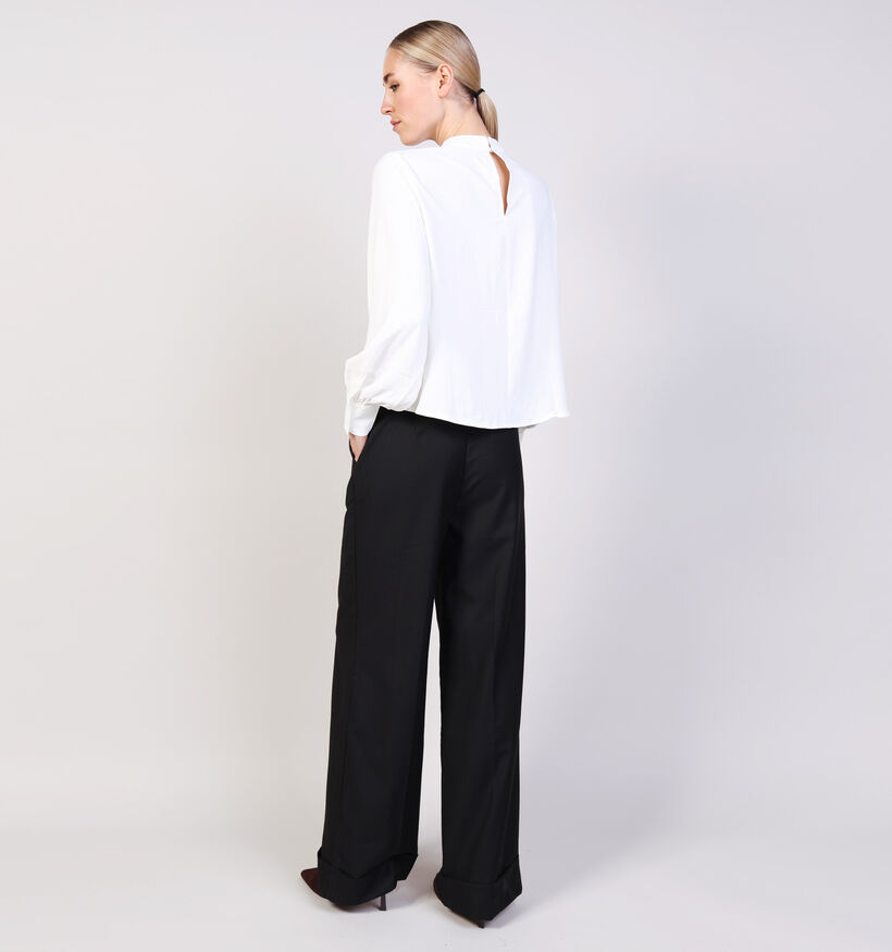 JDY Aya Zwarte Blouse JDY Aya Witte Blouse voor dames (365277)