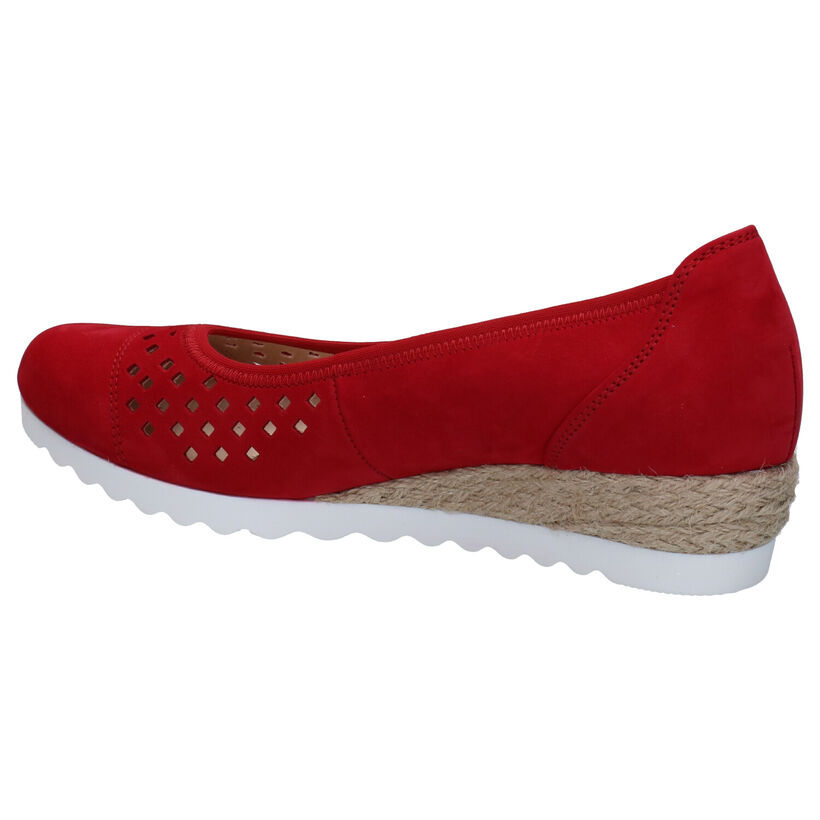 Gabor Easy Walking Escarpins en Rouge en nubuck (272452)