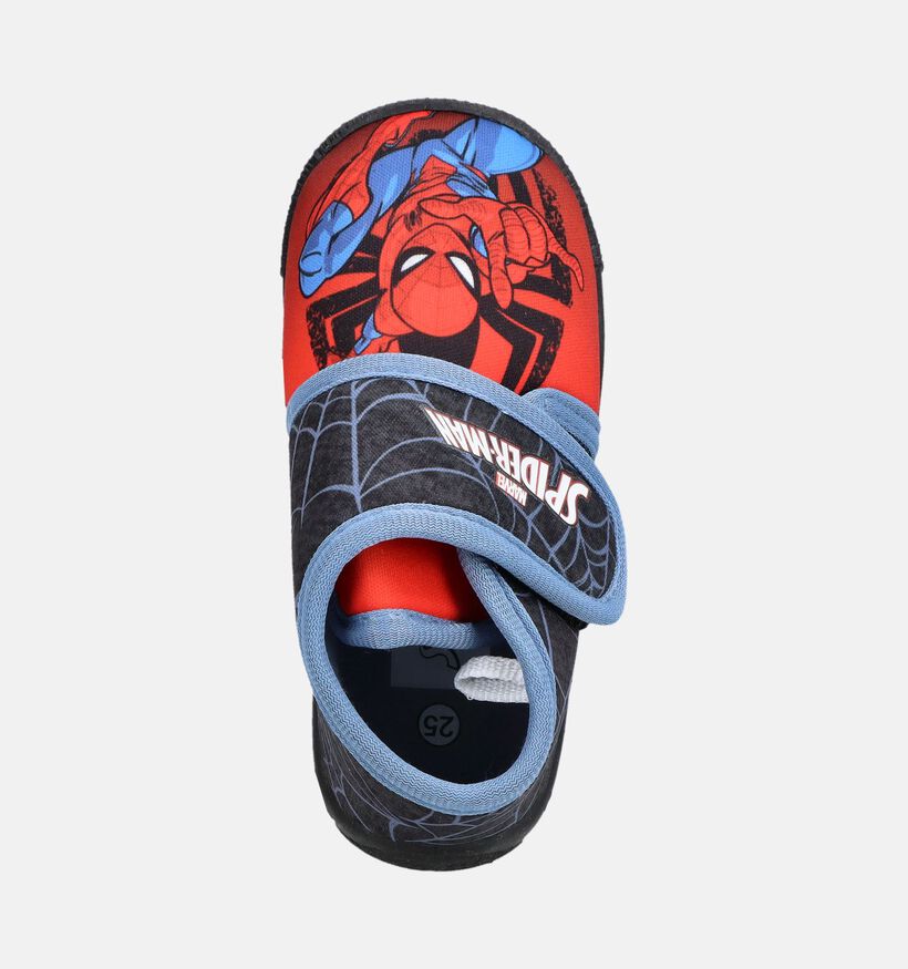 Spiderman Pantoufles en Gris fonc&eacute;/Bleu pour gar&ccedil;ons (381162)