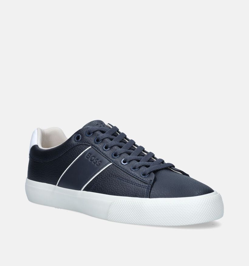 BOSS Aiden Tenn Chaussures avec lacets en Bleu pour hommes (343649) - pour semelles orthopédiques
