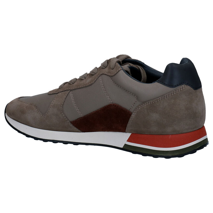 Cycleur de Luxe Taupe veterschoenen in leer (298975)