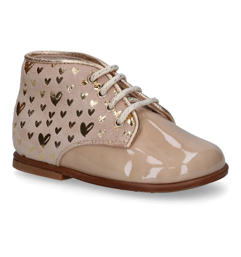 Beberlis Chaussures pour b&eacute;b&eacute; en Beige clair en nubuck (315690)