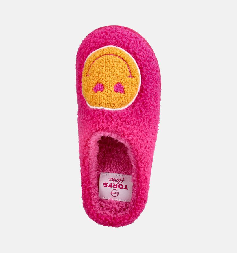 Torfs Home Fuchsia Smiley Pantoffels voor meisjes (349409)