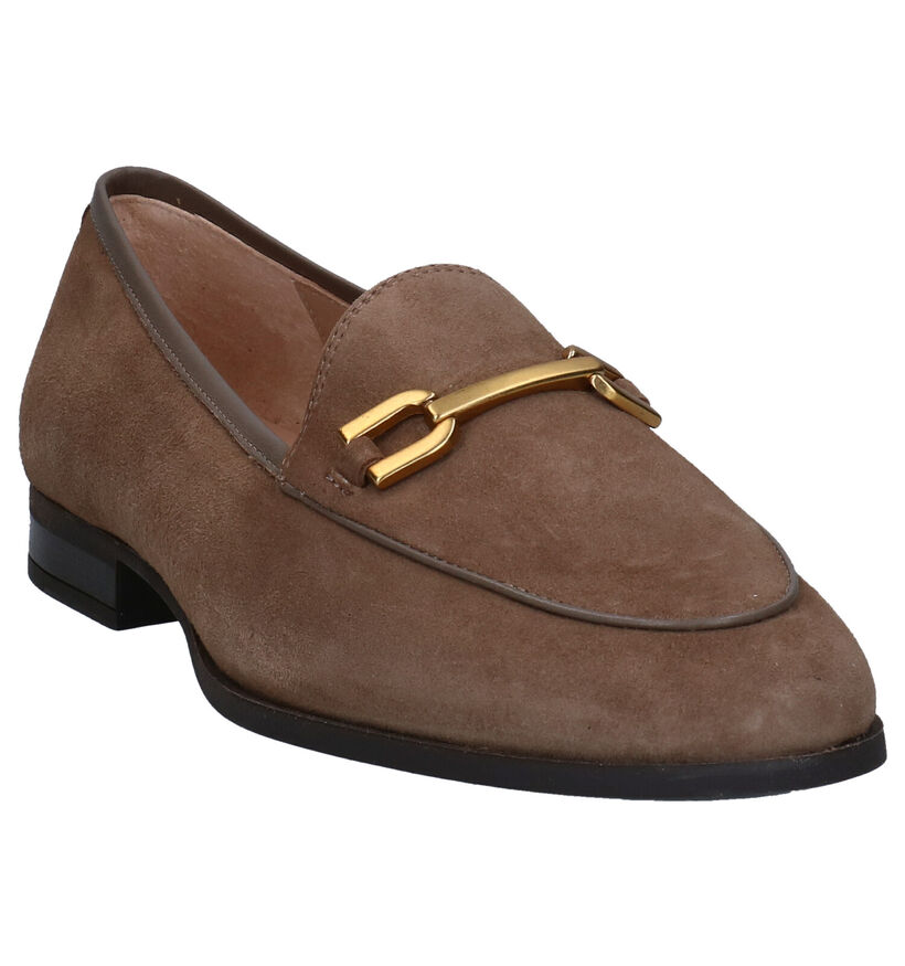 Unisa Daimiel Bruine Loafers in leer (283297)