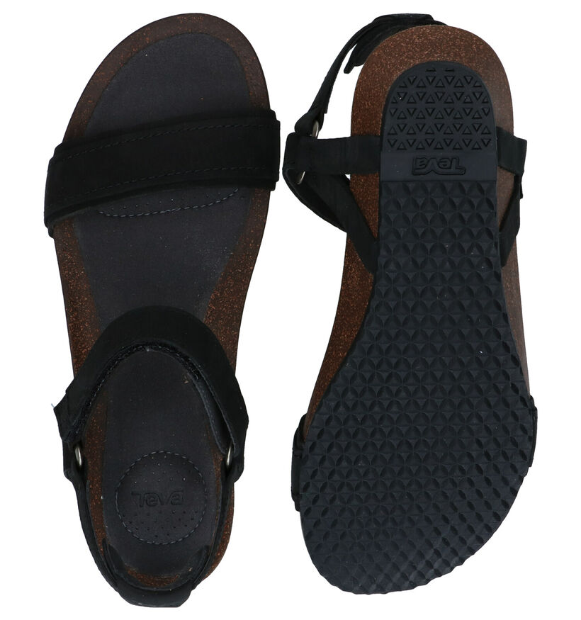 Teva Mahonia Sandales en Noir en nubuck (289236)