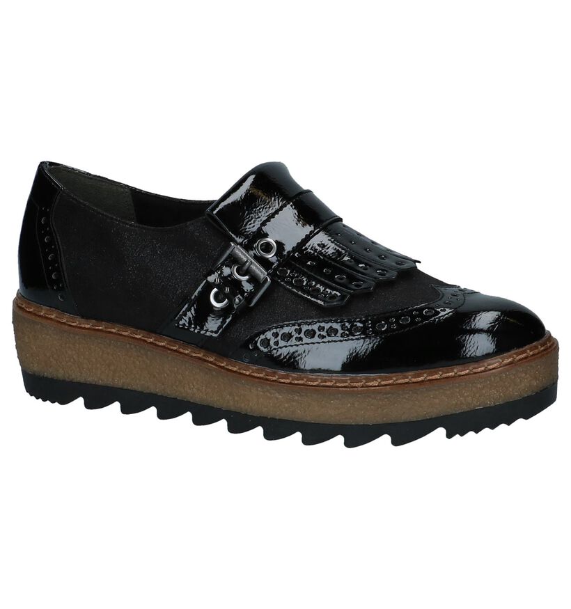 Tamaris Chaussures slip-on en Noir en cuir (226782)