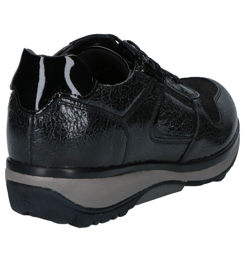 Xsensible Jersey Chaussures à Lacets en Noir en verni (259685)