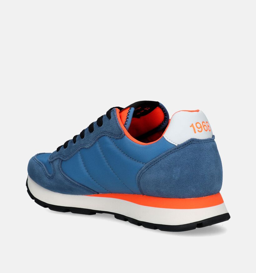 Sun 68 Tom Solid Blauwe Sneakers voor heren (337131) - geschikt voor steunzolen