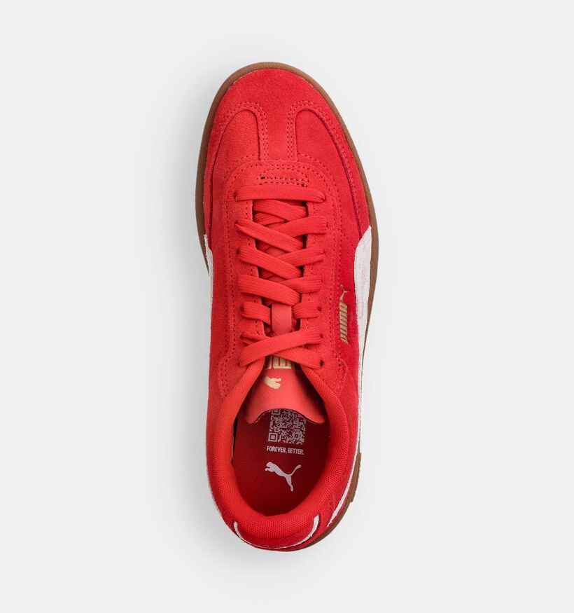 Puma Club II Era Baskets sportives en Rouge pour femmes (359137) - pour semelles orthopédiques