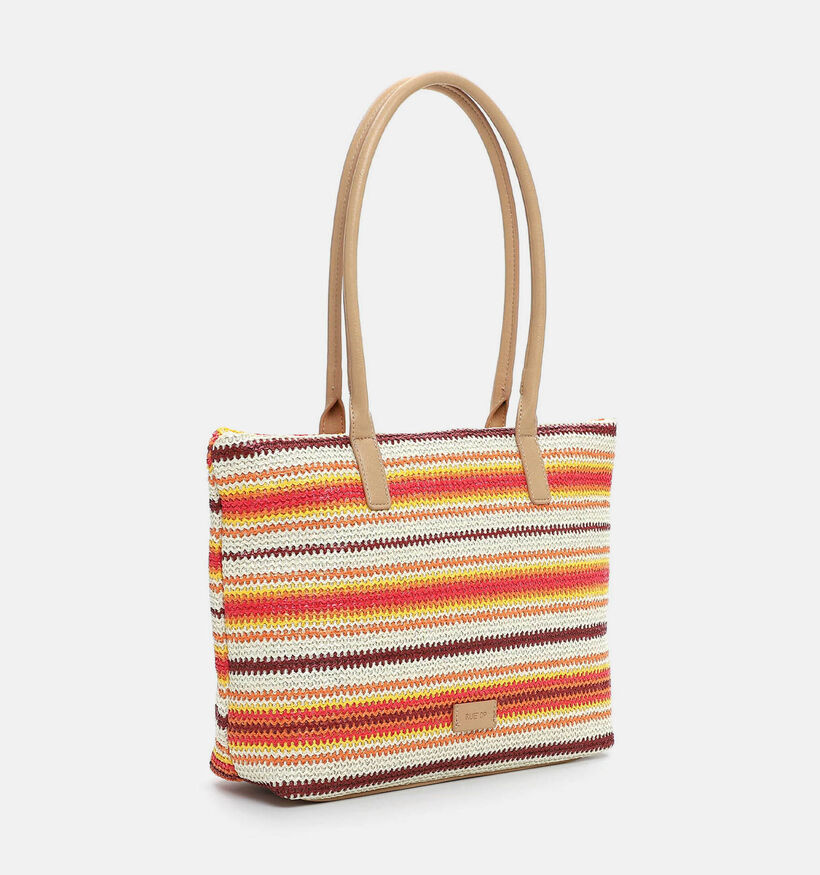 Emily & Noah Rue Cabas en Rouge/Jaune pour femmes (371505)