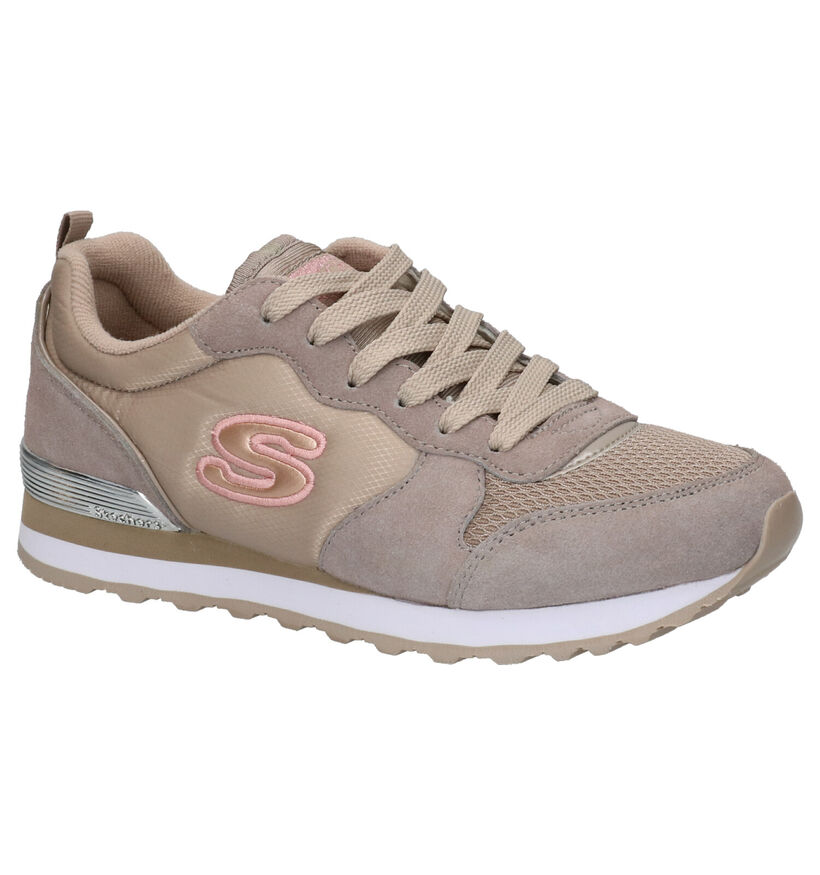 Skechers Gold'n Gurl Baskets en Bleu en daim (293947)