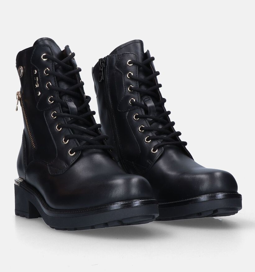 Aurora Boots à lacets en Noir pour femmes (329934)