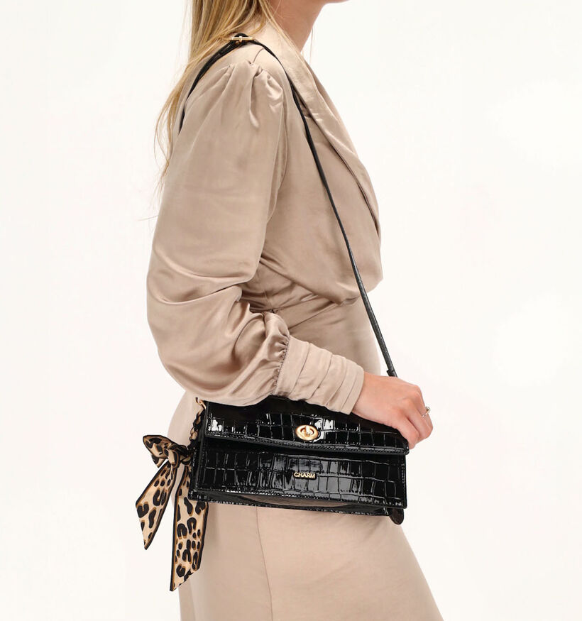 Charm London Zwarte Schoudertas voor dames (365998)