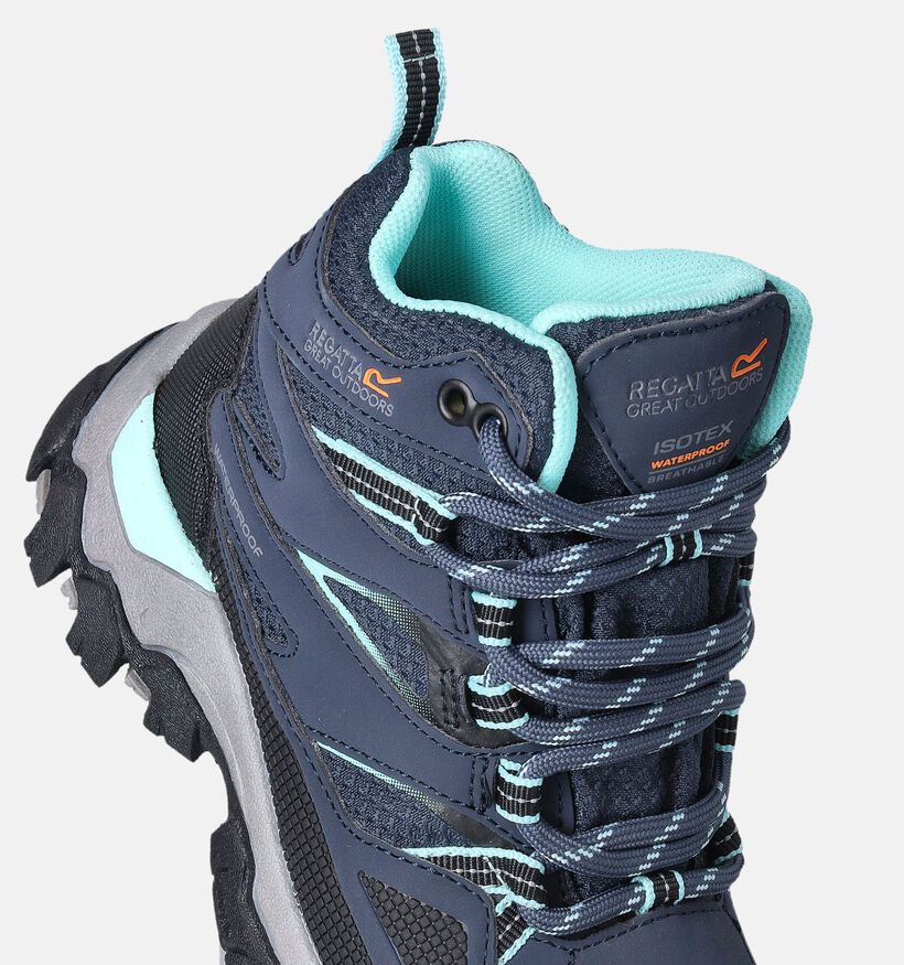 Regatta HolcombeIII Bt Jnr Chaussures de randonnée en Bleu pour garçons (361303) - pour semelles orthopédiques