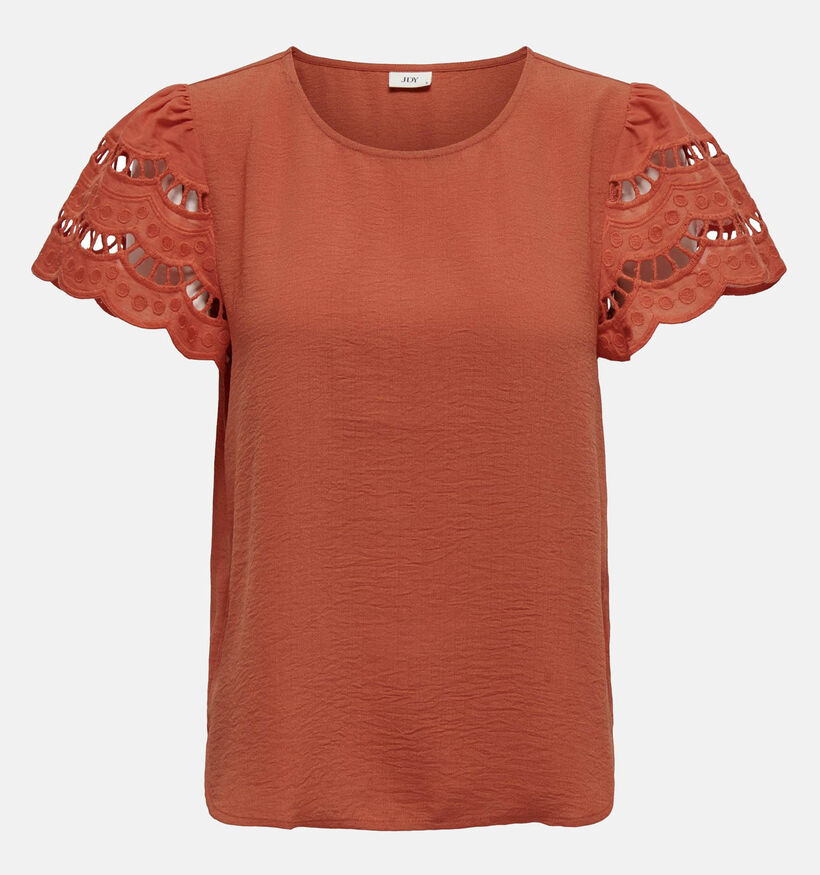 JDY Hannah T-shirt en Orange pour femmes (337576)