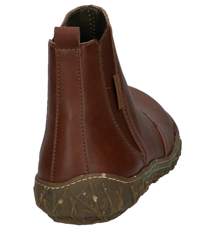 El Naturalista Nido Donker Bruine Chelsea Boots in kunstleer (226182)