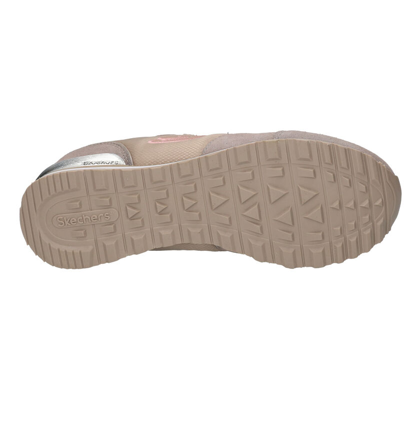 Skechers Gold'n Gurl Baskets en Bleu en daim (293947)