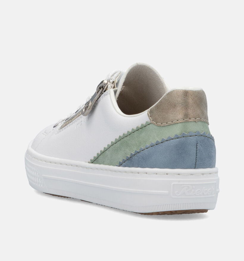 Rieker Witte Veterschoenen voor dames (351232)