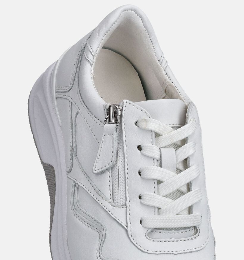 Gabor Rollingsoft Witte Veterschoenen voor dames (369503) - geschikt voor steunzolen