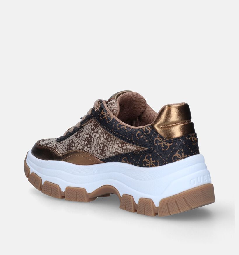 Guess Berrett Baskets en Brun pour femmes (343177) - pour semelles orthopédiques