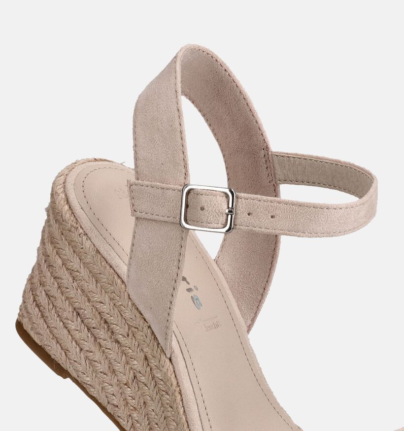 Tamaris Nude Sandales compens&eacute;es en Nude pour femmes (371682)