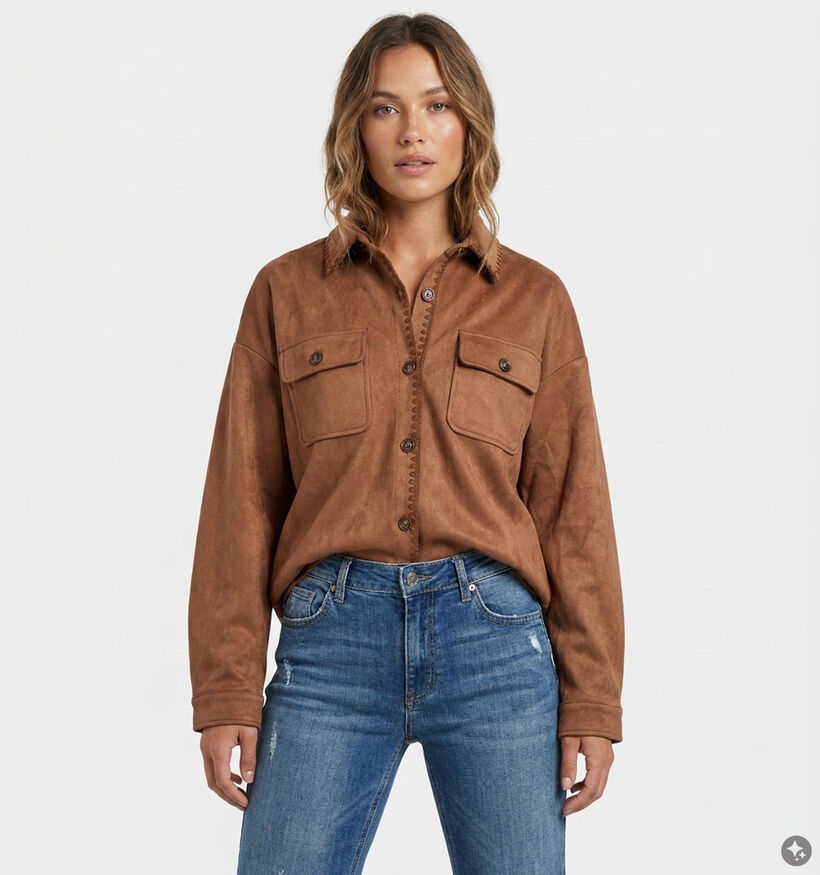 Deeluxe Original Johanne Bruin Hemd voor dames (382277)