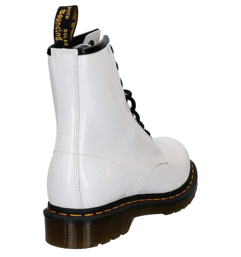 Dr. Martens 1460 Witte Boots in lak (284638)