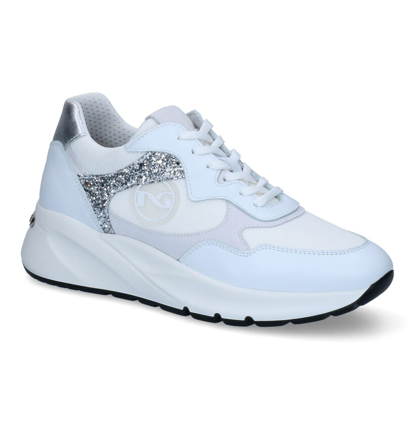 NeroGiardini Witte Sneakers in leer (307512)