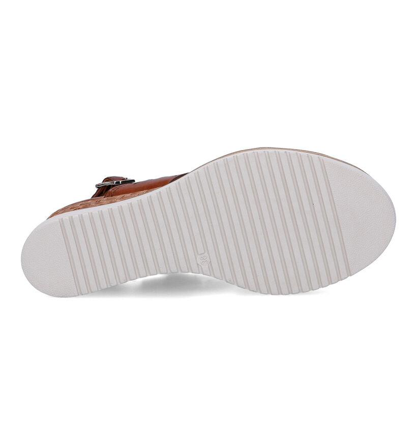 Tamaris Cognac Sandalen met sleehak voor dames (322306)