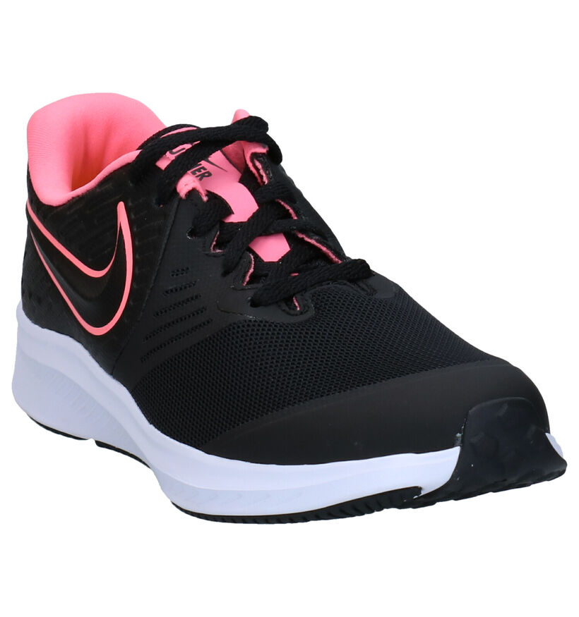 Nike Star Runner Zwarte Sneakers in stof (283833)
