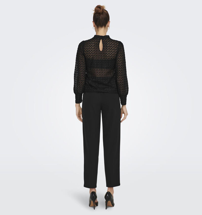 JDY Avery Zwarte Kanten blouse voor dames (344182)