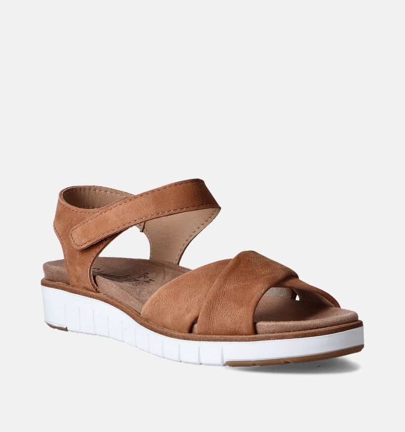 Solemade Romi Sandales pour semelles orthopédiques en Cognac pour femmes (355624) - pour semelles orthopédiques