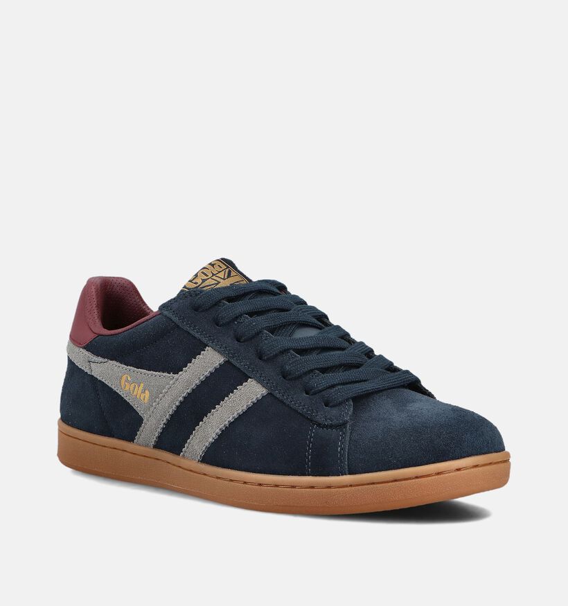 Gola Equipe II Blauwe Sneakers voor heren (360707) - geschikt voor steunzolen