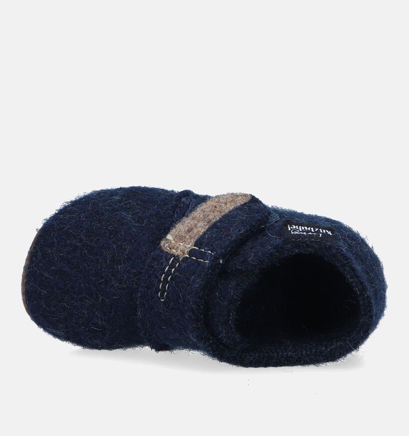 Living Kitzbühel Pantoufles pour bébé en Bleu foncé pour garçons, filles (331468)