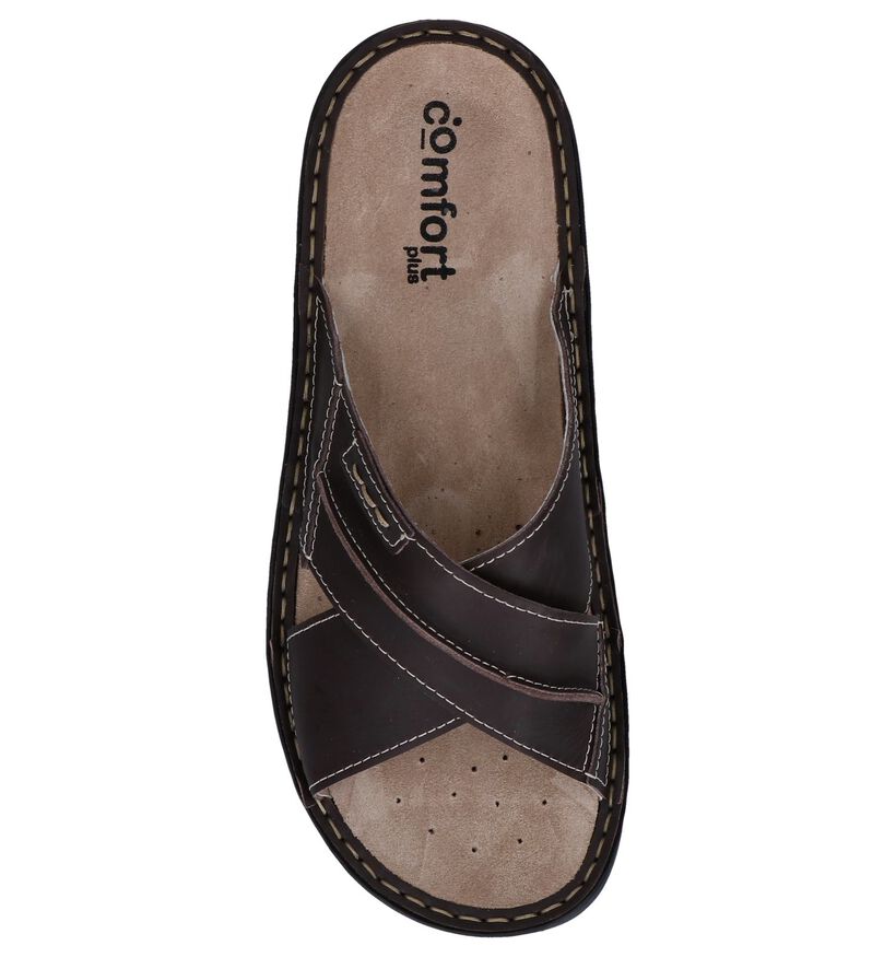 Comfort Plus Nu-pieds casual en Brun foncé pour hommes (289126)