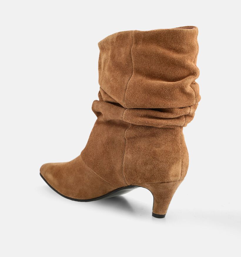 Poelman Bottes en Cognac pour femmes (384350)