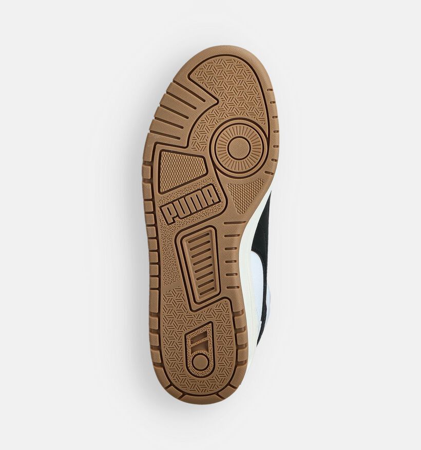 Puma Shuffle Downtown Witte Hoge Sneakers voor meisjes, jongens (359199) - geschikt voor steunzolen