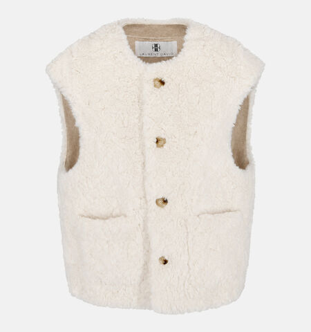 Laurent David Vestes Blanc/Taupe/Bordeaux