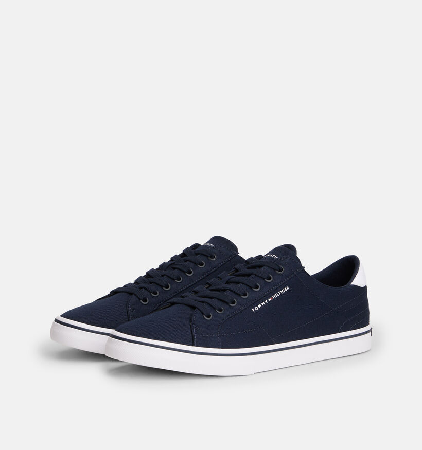 Tommy Hilfiger Vulc Core Long Lace Chaussures &agrave; lacets en Bleu fonc&eacute; pour hommes (368606) - pour semelles orthop&eacute;diques