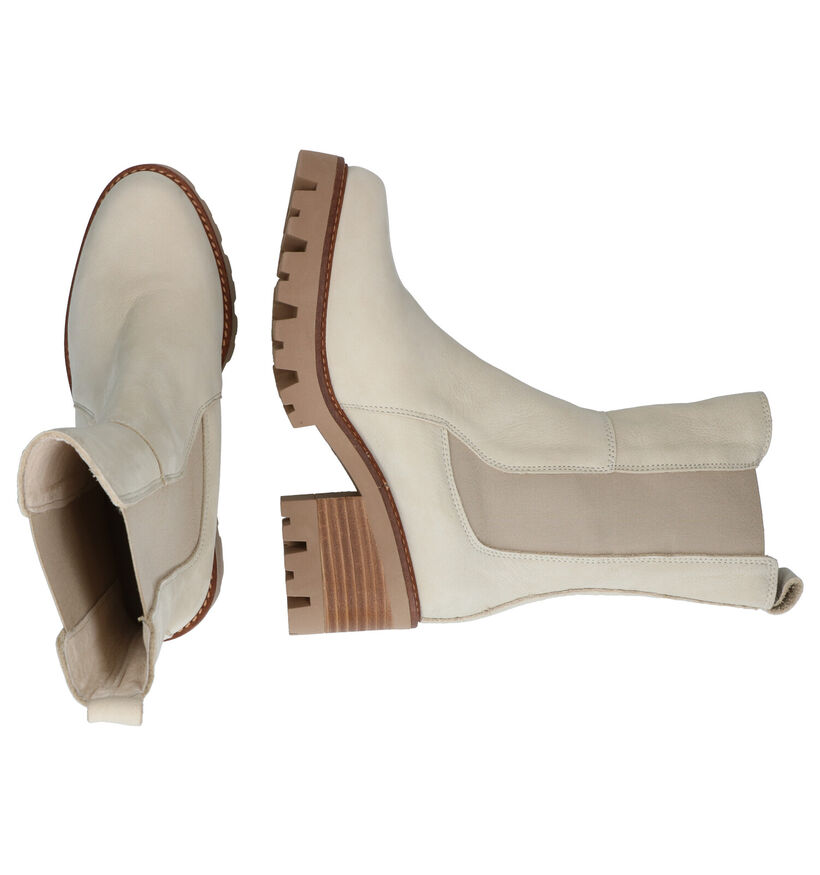 Akula Bottes courtes en Brun clair en nubuck (298734)