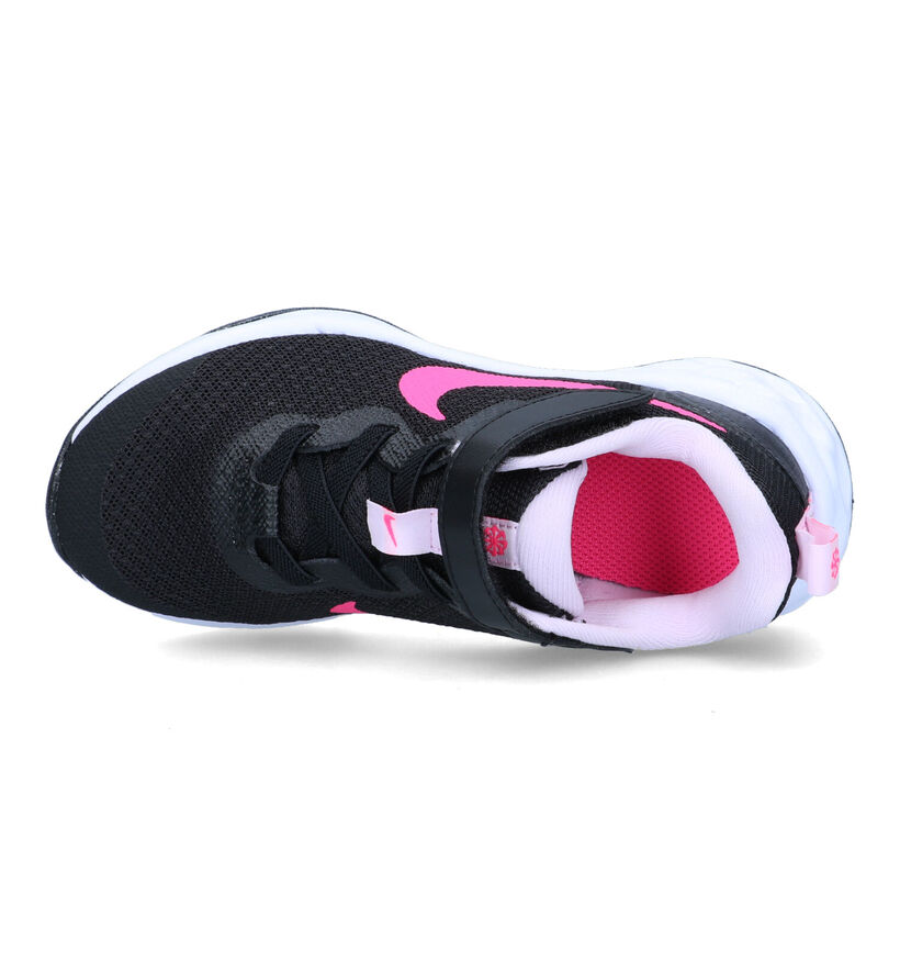Nike Revolution Baskets en Noir pour filles (325356) - pour semelles orthopédiques