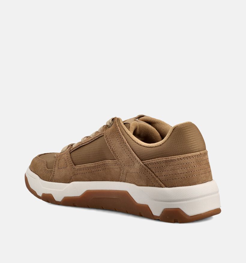 Caterpillar Theorem Baskets basses en Cognac pour hommes (370028) - pour semelles orthop&eacute;diques