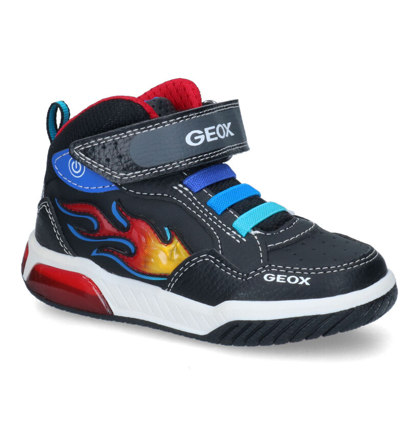 Geox Inek Baskets en Noir en simili cuir (317617)