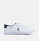 Polo Ralph Lauren Ryley Witte/Donkerblauwe Sneakers voor jongens, meisjes (368899)