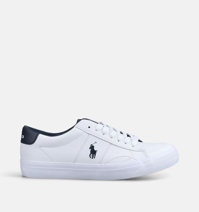 Polo Ralph Lauren Ryley Witte/Donkerblauwe Sneakers voor jongens, meisjes (368899)