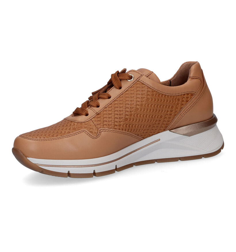 Gabor OptiFit Witte Veterschoenen in leer (306124)
