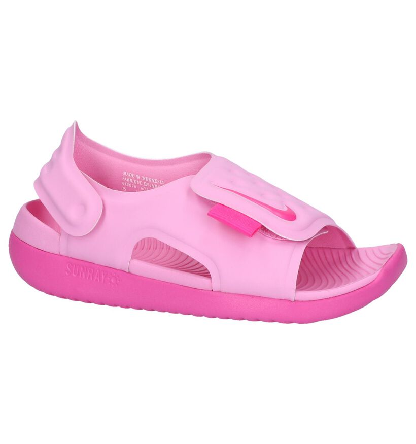 Roze Watersandalen Nike Sunray Adjust in kunststof (238314)